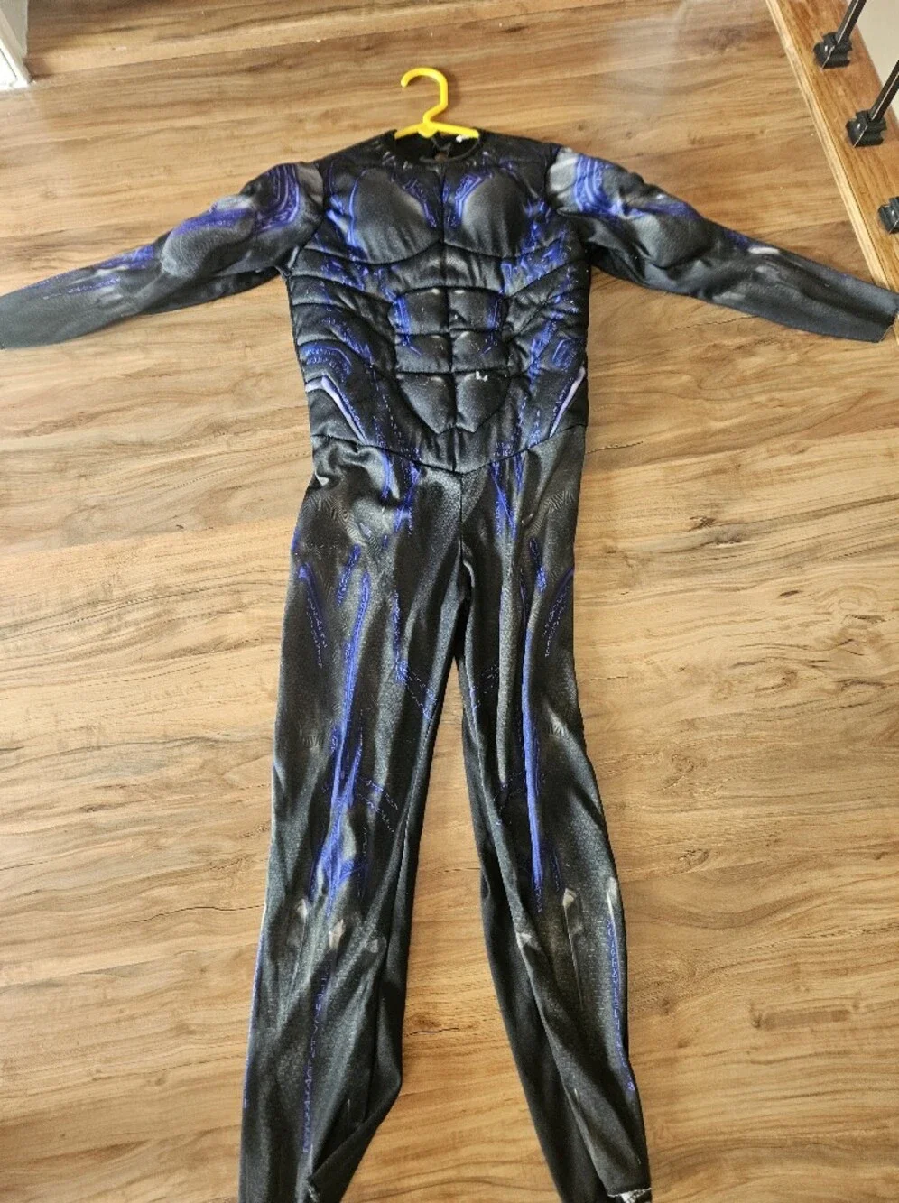 Kids Black Panther Superhero Muscle Costume - Brand Size 6/7